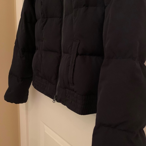Abercrombie Kids Navy Blue Hooded Down Puffer Jacket Size XL - Picture 4 of 15